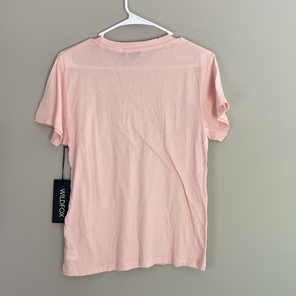 WILDFOX Stay Wild cheetah graphic keke Tee short sleeve T-shirt NWT - Picture 3 of 3